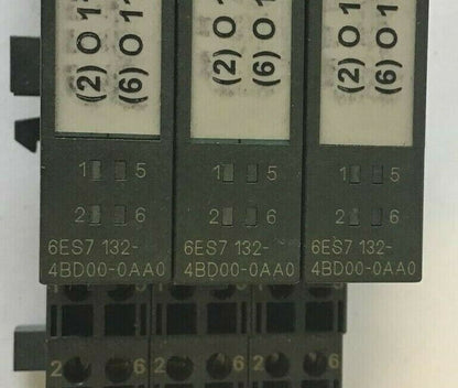 SIEMENS 6ES7 131-4BD00-0AA0 MODULE W/ 6ES7 193-4CB00-0AA0 TERMINAL ***LOTOF3***