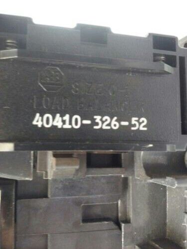 ALLEN BRADLEY 505-AOD, SER. C, REVERSING STARTER, SIZE 0, 600V, 120V COIL, USED