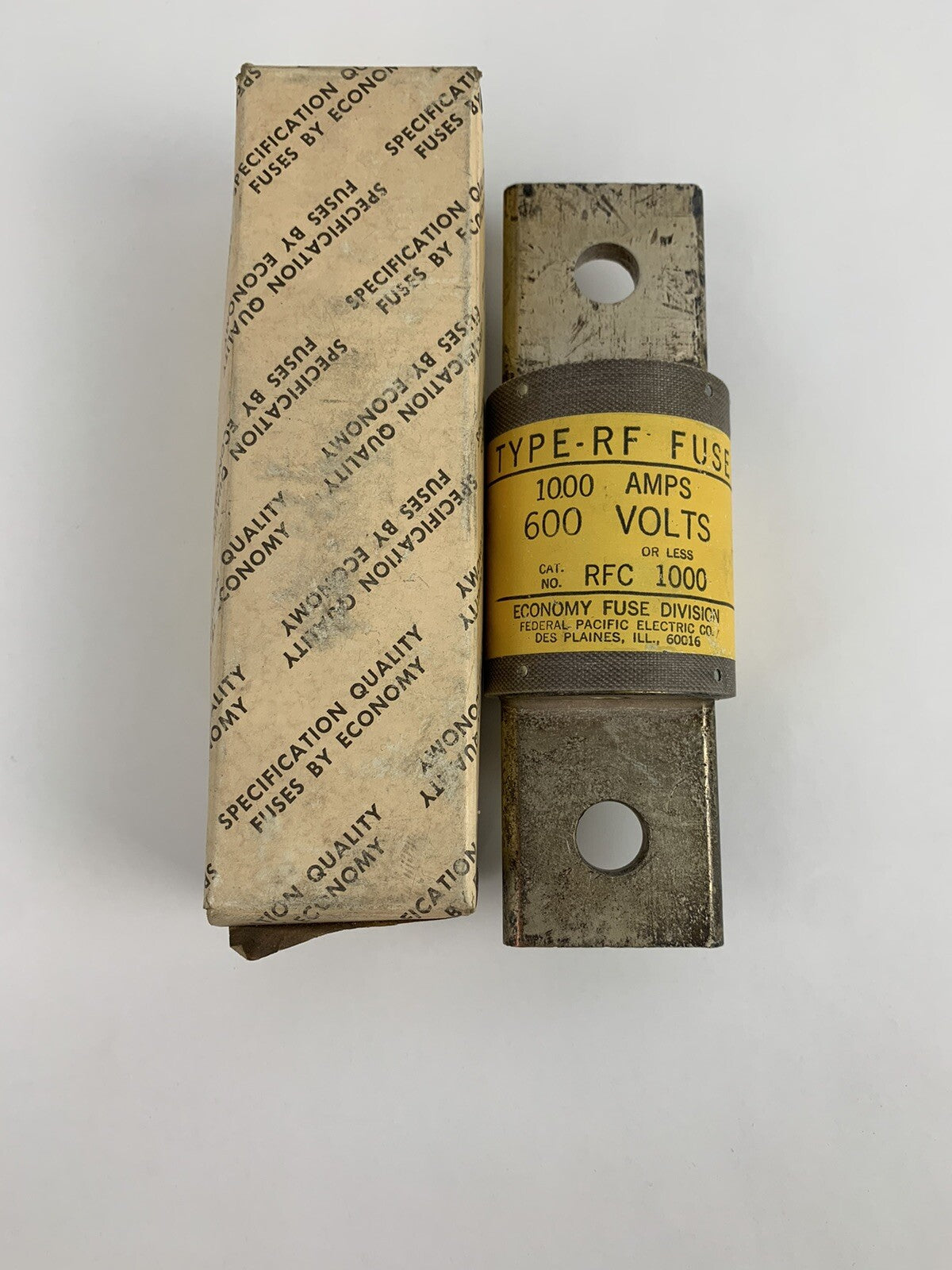 Economy Fuse RFC1000 1000A 600V Type-RF Fuse