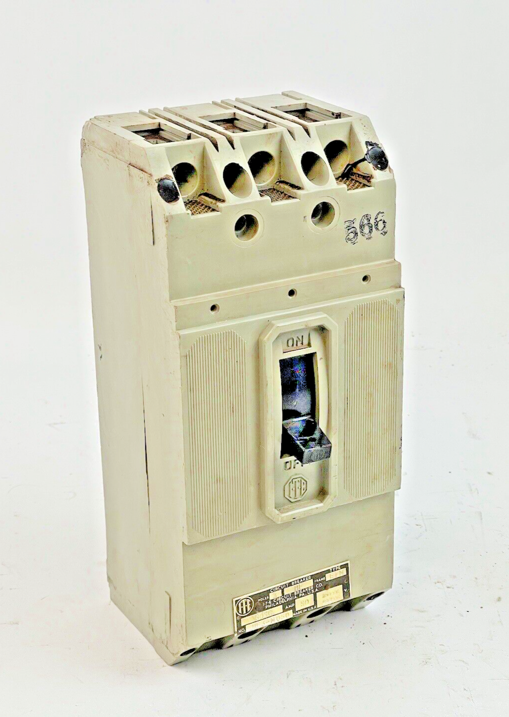 ITE / SIEMENS - HF3-M050 - CIRCUIT BREAKER - 50 AMP, 250 DC, 600 VAC, 3 POLE