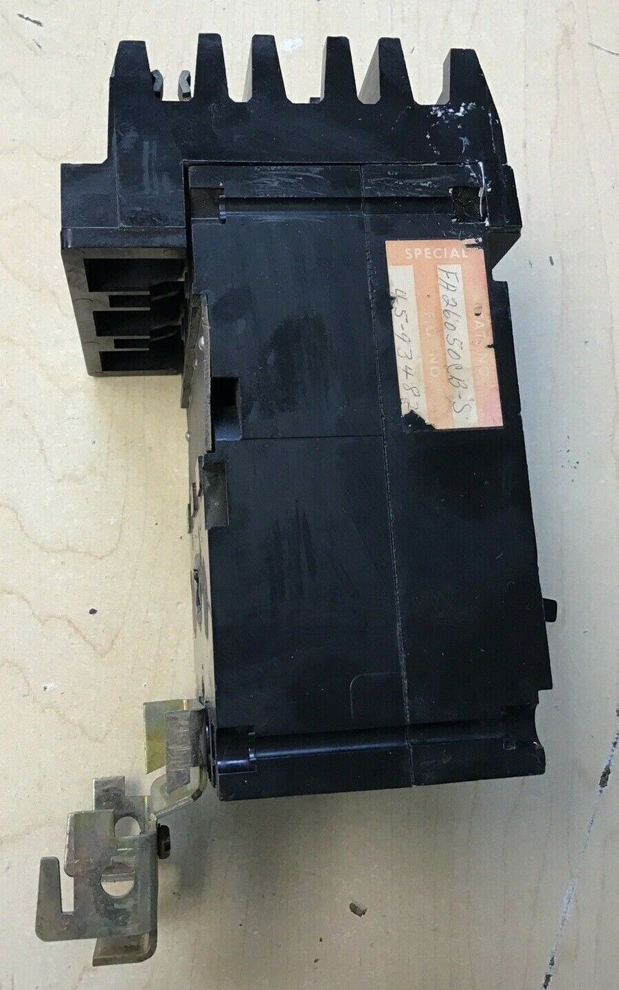 SQUARE D FA26050CB-S CIRCUIT BREAKER 50A 2POLE 600VAC 250VDC