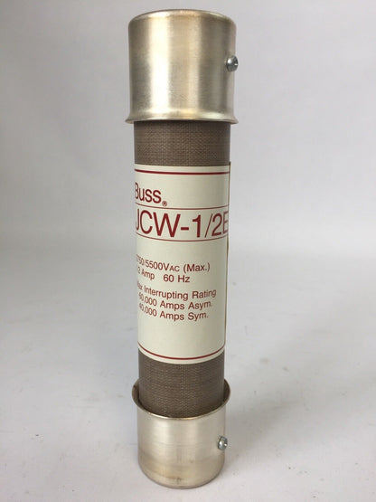 BUSS JCW-1/2E FUSE 2750/5500VAC 1/2AMP 60HZ