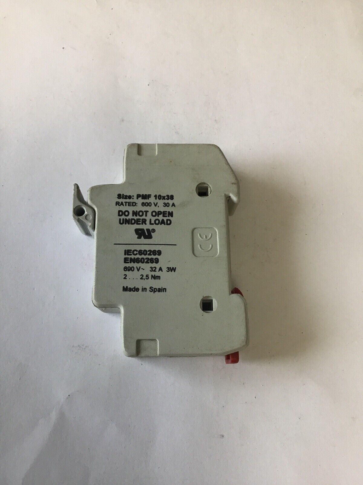 DF PMF 10x38 1 Pole Fuse Holder 600 V 30 Amp ***(LOT OF 5)***