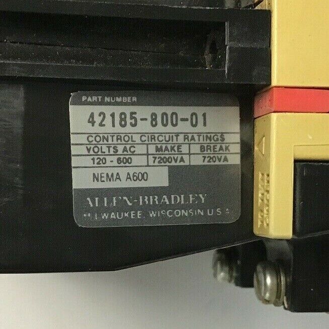 ALLEN BRADLEY 509-B0D SER.B SZ.1 W/CB236 COIL/ W55 / W/595-A SER.B AUX CONT.