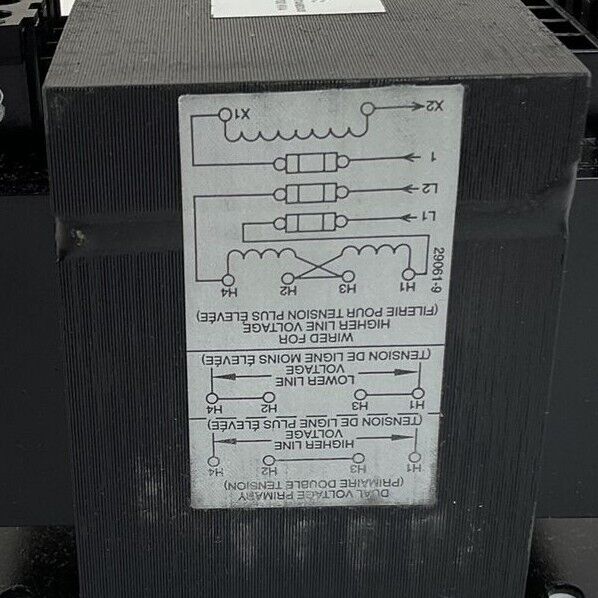 ALLEN BRADLEY 1497-F-BASX-0-N INDUSTRIAL CONTROL TRANSFORMER 0.350KVA 480V