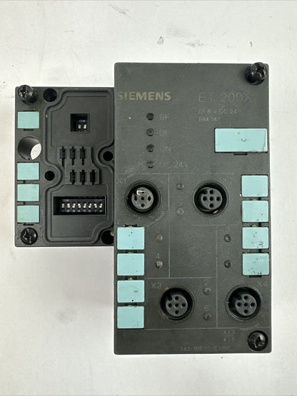 SIEMENS SIMATIC S7 6ES7 141-1BF12-0XB0 BASIC MODULE ET 200X DI 8 X DC 24V