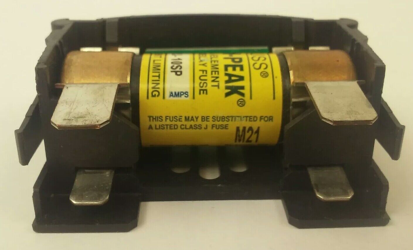 BUSS JTN60030 FUSE HOLDER 0-30AMP 600VAC, WITH BUSS LPJ-10SP LOW PEAK FUSE