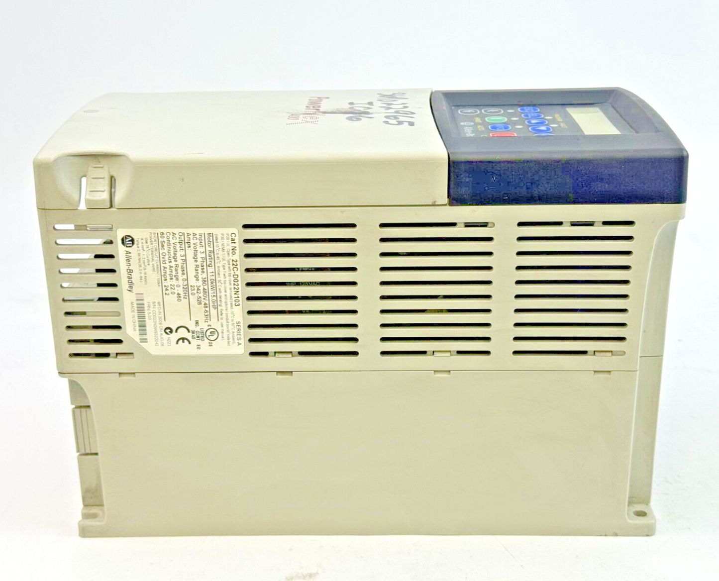 ALLEN-BRADLEY - 22C-D030N103 SER. A FRN: 5.03 -POWERFLEX 400-480VAC/15HP/23A/3PH