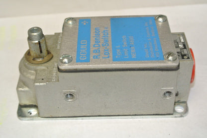 R.B. DENISON L100WDL-2M LIMIT SWITCH 600V MAX GOULD / TELEMECANIQUE NEW SURPLUS