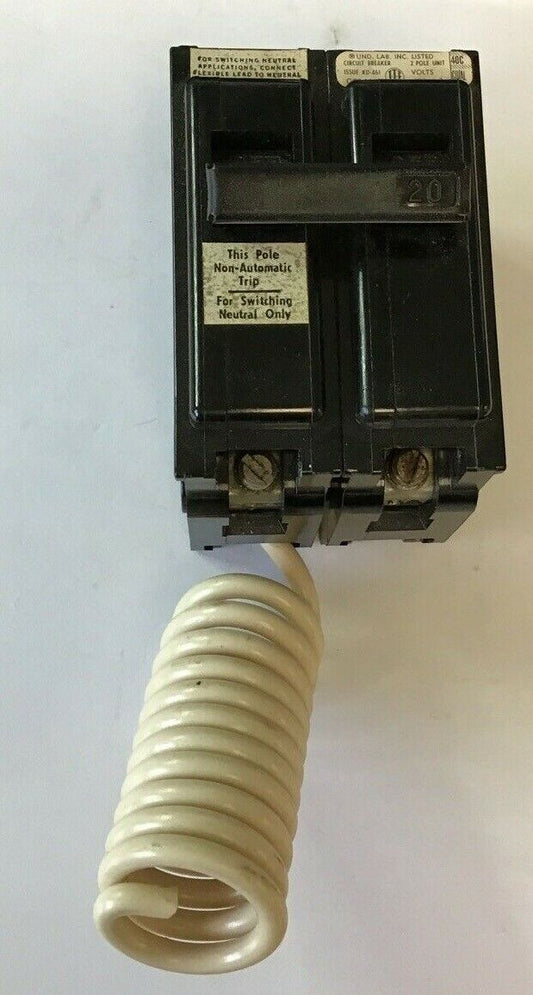 ITE QG2-B020 CIRCUIT BREAKER 20A 120VAC 2P