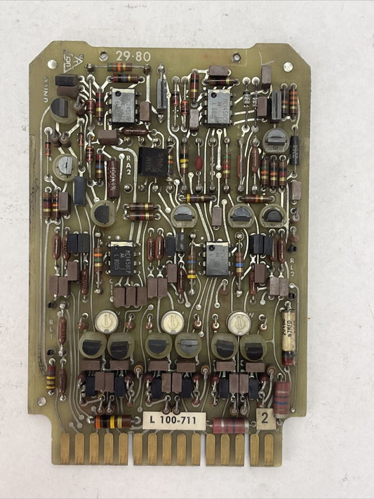 UNICO 100-711 MODULE ANALOG CONTROL CIRCUIT BOARD