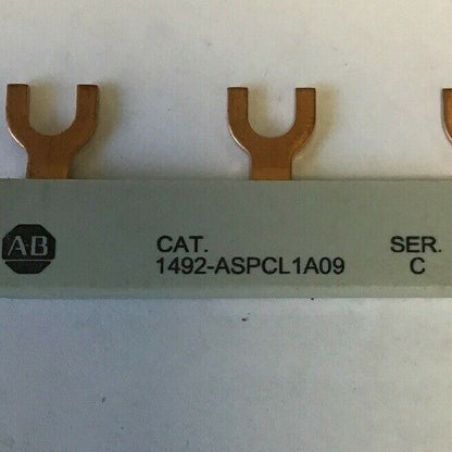 ALLEN BRADLEY 1492-ASPCLA09 SER.C COMMONING LINKS 63AMP 500V ****LOTOF7****
