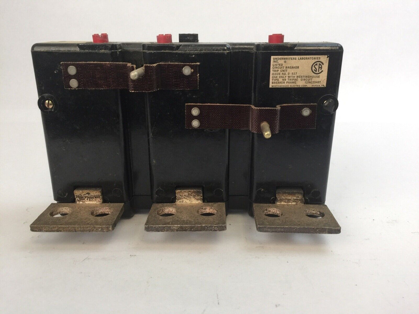 WESTINGHOUSE NB3600PT AB DE-ION TRIP UNIT NB TRI-PAC 3POLE 600AMP