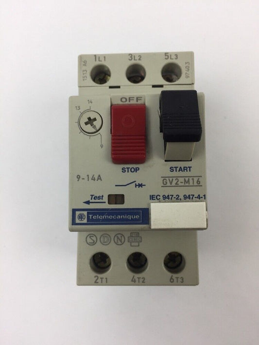 TELEMECANIQUE GV2-M16 MOTOR CIRCUIT BREAKER 9-14A