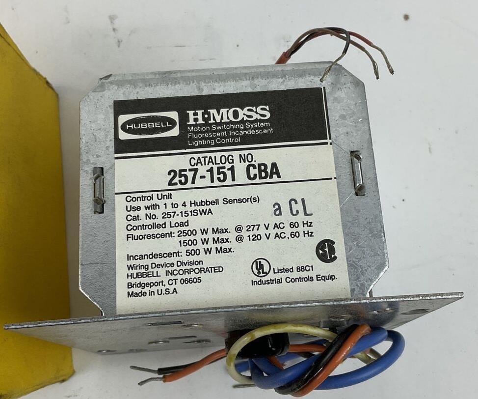 HUBBELL 257151CBA CONTROL UNIT 120VAC 60HZ / 277VAC 60HZ