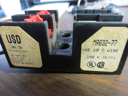 ALLEN-BRADLEY 1497--N5 Ser. A TRANSFORMER 200KVA w/ MR632-77 FUSE BLOCK 240/480