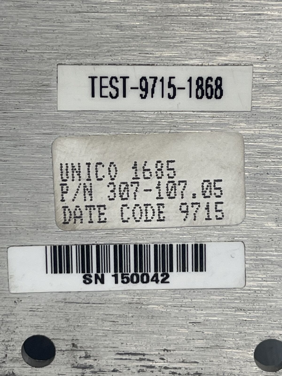 UNICO 1685 POWER-ONE INTERNATIONAL SERIES HCAA-60W-A 307-107.05 OUTPUT 5VDC 6AMP