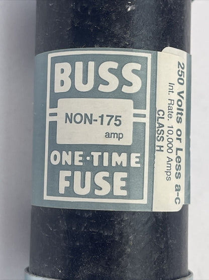 BUSS NON-175 ONE-TIME FUSE 175AMPS 250VAC (LOT OF 3)