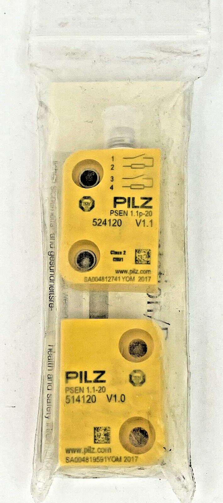 PILZ - PSEN 1.1P-20/PSEN 1.1-20/8MM -MAGNETIC N/C SAFETY SWITCH-514120 V1.0/V1.1