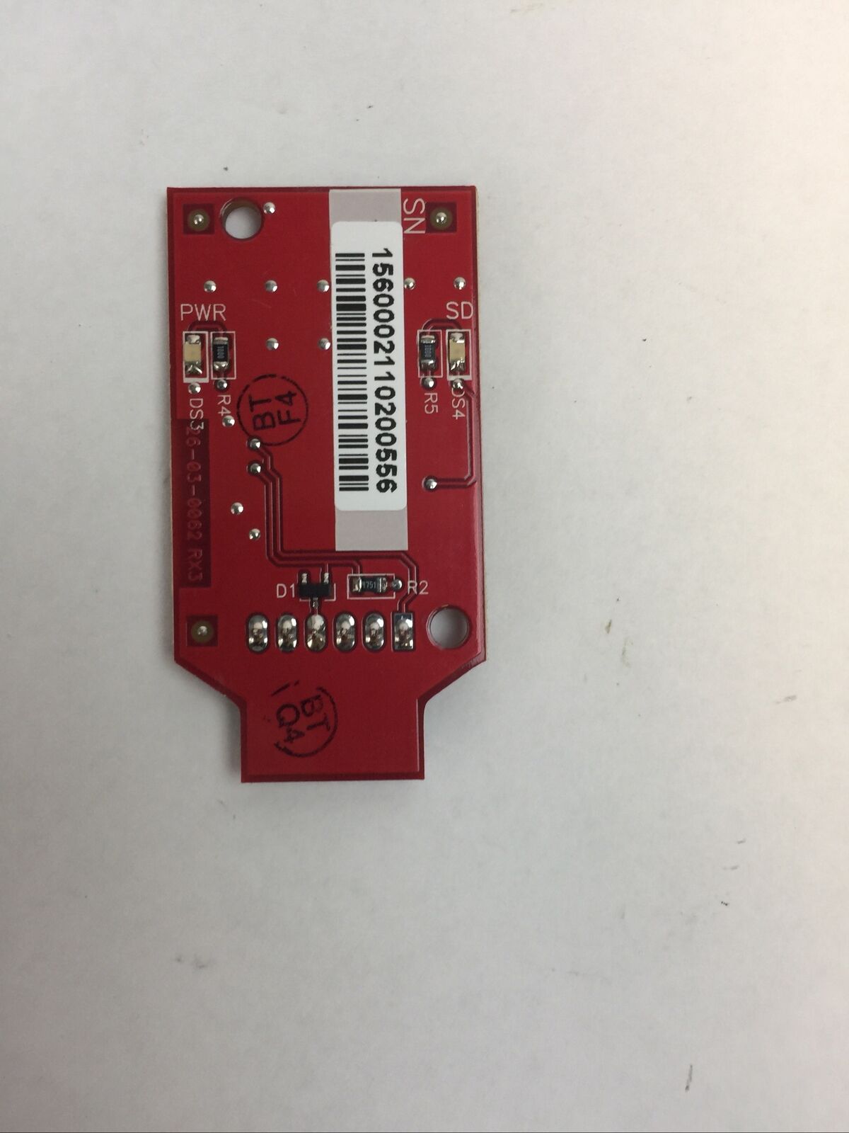 MCE MC-SD REV X3 CARD PLUGS INTO J15 ON TH HC-CHP BOARD CONTROLLER IMAGE REL 8.0