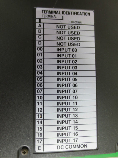 ALLEN-BRADLEY 1771-IBD/B INPUT MODULE 10-30VDC - Rev. G01