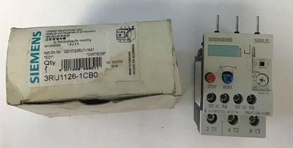 SIEMENS 3RU1126-1CB0 OVERLOAD RELAY CLASS 10