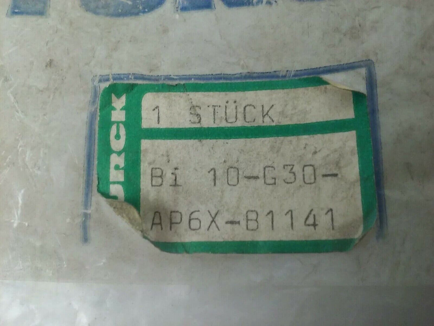 TURCK Bi10-G30-AP6X-B1141 PROXIMITY SWITCH 10-30VDC 200mA 10mm Bi10G30AP6XB1141
