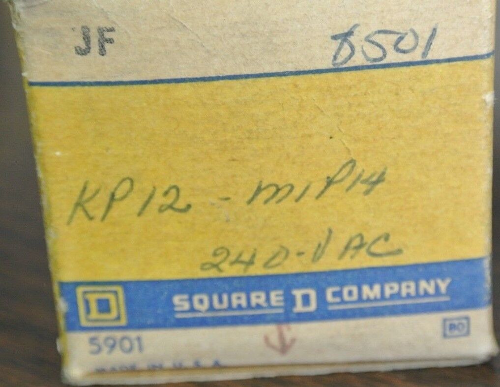 SQUARE D 8501 KP12 GENERAL PURPOSE RELAY 2PDT, 240V, 50/60Hz - NEW SURPLUS
