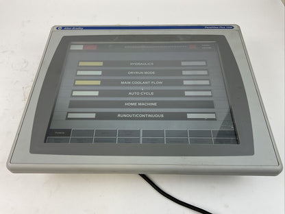 ALLEN BRADLEY 2711P-RDT15C SER B PANELVIEW PLUS 1500 TOUCH 2711P-RP2 SER G 24VDC