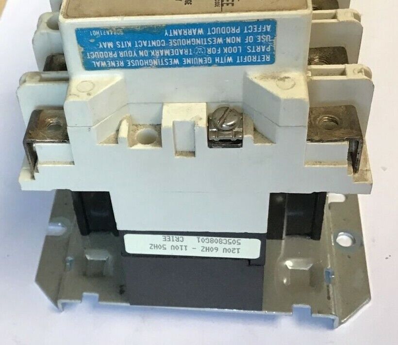 WESTINGHOUSE AC LIGHTING CONTACTOR A202K1EA MODEL J 6710C54G34