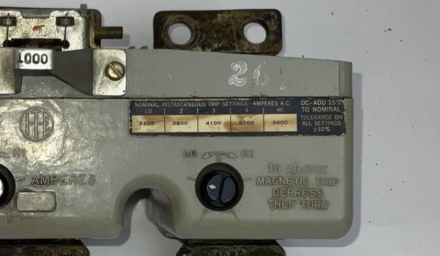 ITE HM3-T100 CIRCUIT BREAKER TRIP UNIT 1000A ET-8076