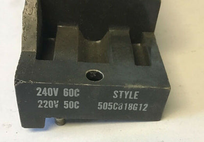 WESTINGHOUSE 505C818G12 COIL 240V 60CY/ 220V 50CY