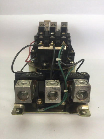 ALLEN BRADLEY 509-FO* SIZE 5 STARTER 600VAC 270A 200HP AF236 COIL 115-120V 60HZ
