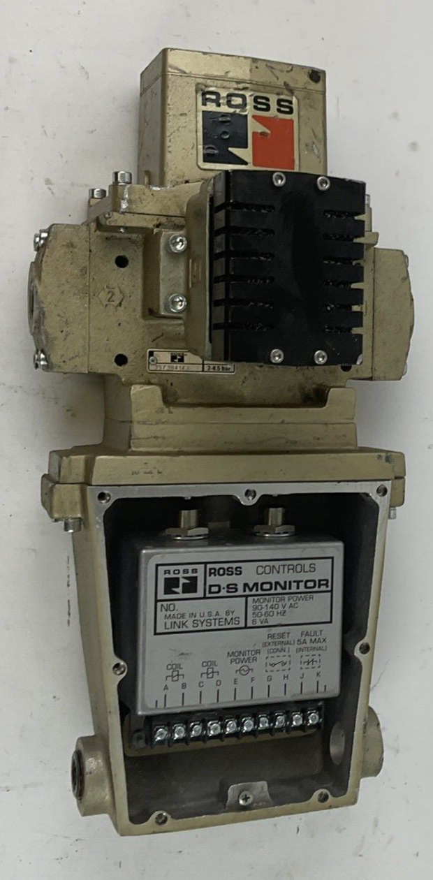 ROSS 3573B4143 DOUBLE VALVE 2-8.5BAR  D-S MONITOR 140VAC 26WATT