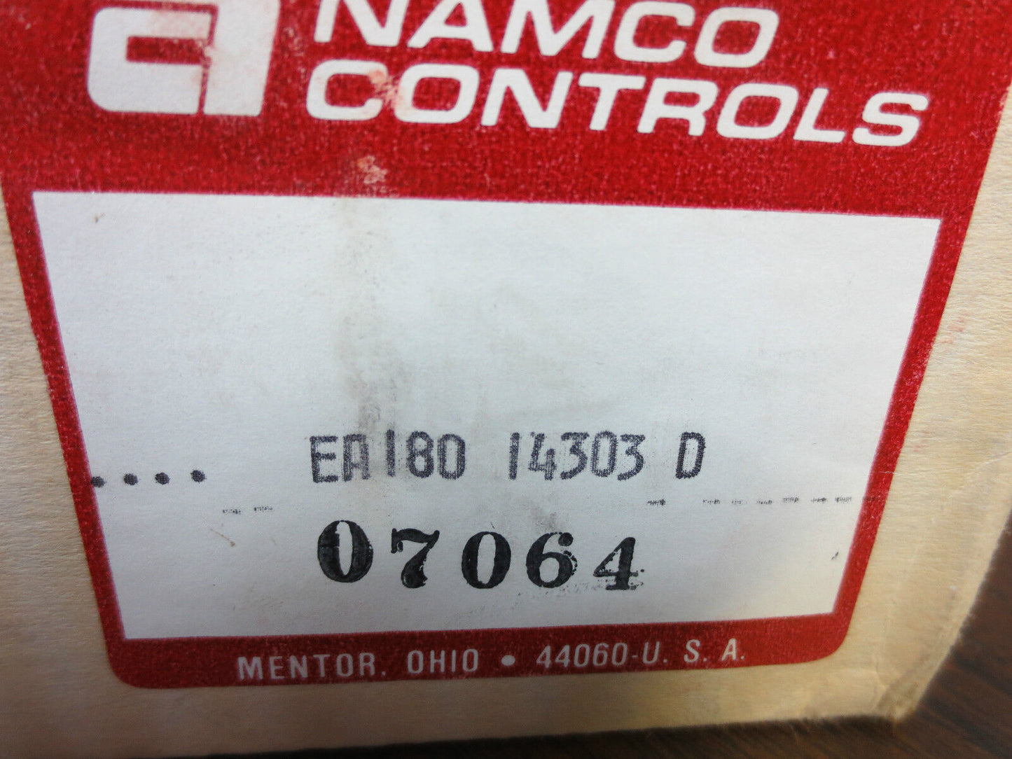 NAMCO EA180-14303 SNAP-LOCK LIMIT SWITCH - NEW SURPLUS