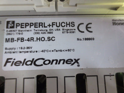 PEPPERL+FUCHS MB-FB-4R.HO.SC - HIGH-DENSITY FIELDBUS POWER HUB, MOTHERBOARD