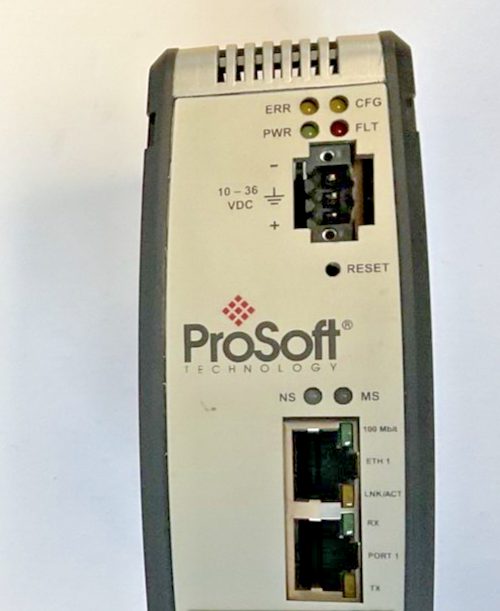 PROSOFT PLX31-EIP-ASCII COMMUNICATIONS MODULE  F/W REV. 1.01.140 36VDC