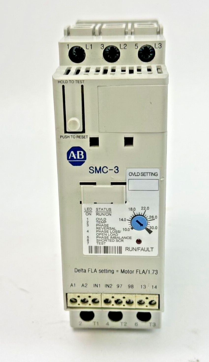 ALLEN-BRADLEY - 150-C30NBD SER. B FRN: 2.11 - SOFT STARTER - SMART MOTOR CONTROL