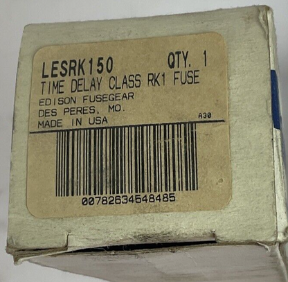 EDISON LESRK150 FUSE CLASS RK1 300VDC 600VAC