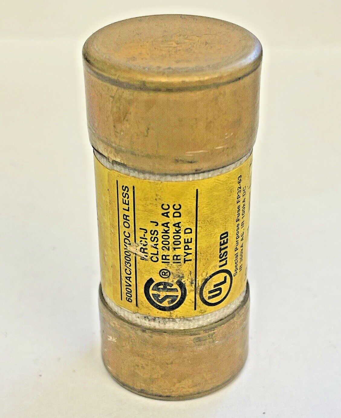 BUSS  LPJ-35SP  LOW-PEAK DUAL-ELEMENT TIME-DELAY FUSE 35A 600VAC***LOTOF3***