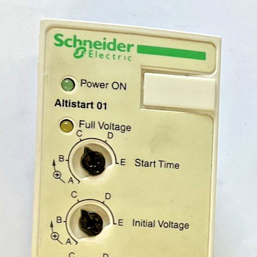 SCHNEIDER ELECTRIC ATSO1N212RT SOFT STARTER 50/60HZ 460VAC 7.5HP