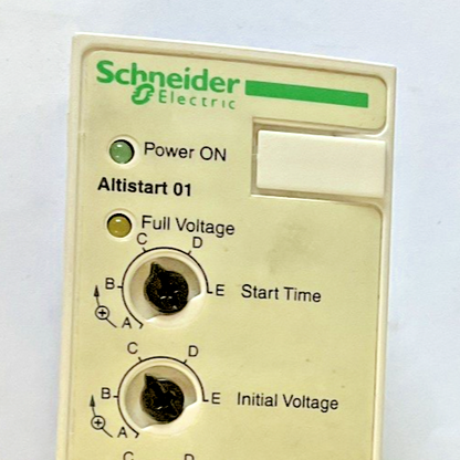 SCHNEIDER ELECTRIC ATSO1N212RT SOFT STARTER 50/60HZ 460VAC 7.5HP