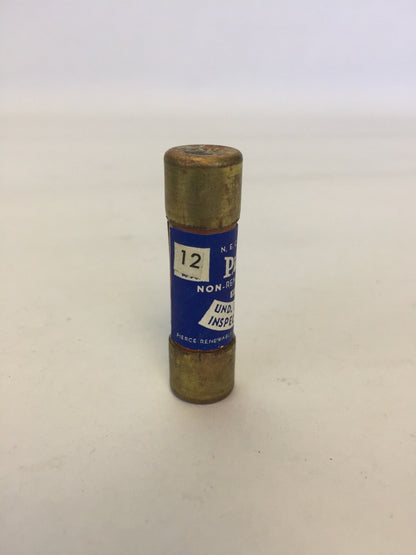 PIERCE ONE-TIME FUSE 12AMP 250V (BOX OF 10)