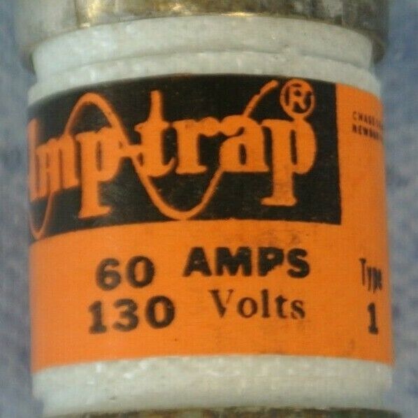 LOT of 5 / SHAWMUT A13X60 AMP-TRAP® FUSE / 60A / 130V