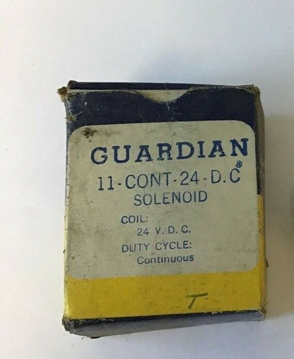 GUARDIAN 11-CONT-24-D.C. SOLENOID 24VDC COIL 11DC-72-C-24V.D.C.***LOTOF3***