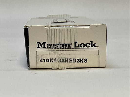 MASTER LOCK 410KAS3RED3KS LOCKOUT PAD LOCK