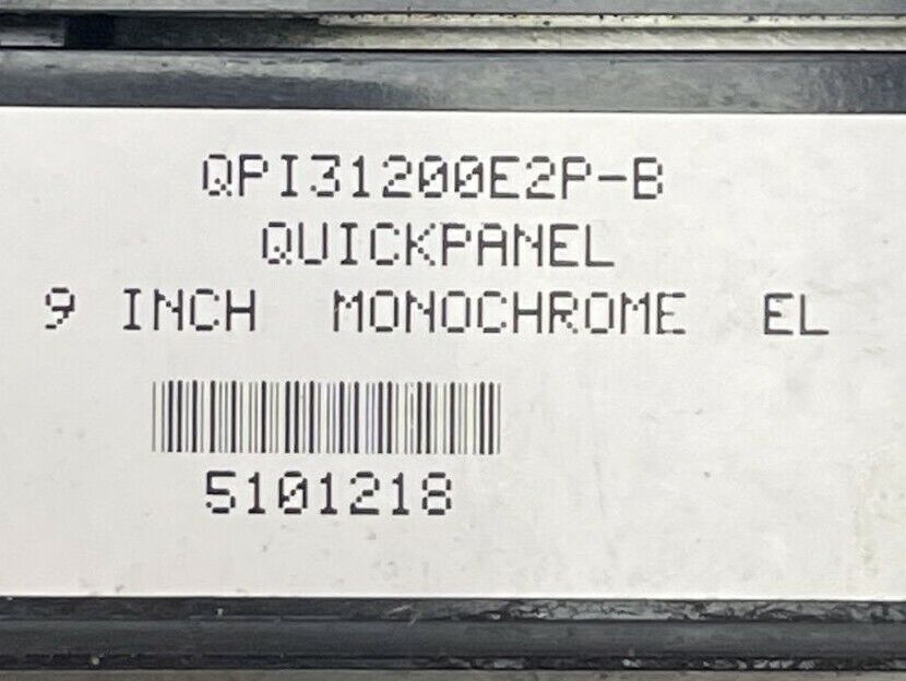 QPI31200E2P-B QUICKPANEL 9 INCH MONOCHROME