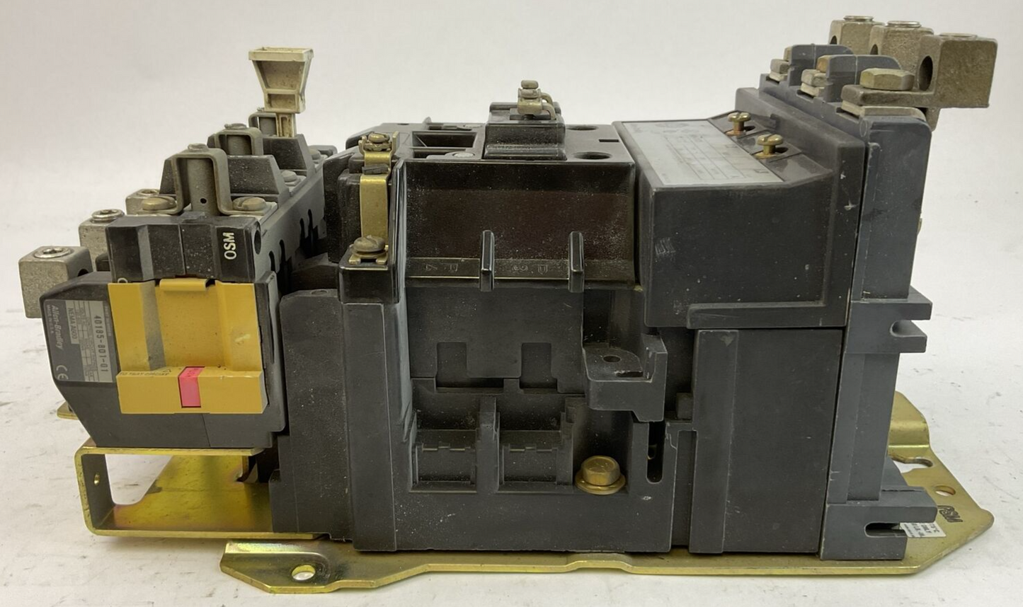 ALLEN BRADLEY 509-DOD SIZE 3 STARTER 600VAC 90A 50HP COIL 115-120V W/W65 HEATERS