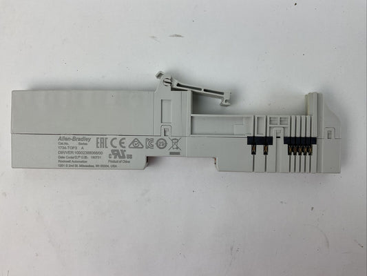 ALLEN BRADLEY 1734-TOP3 SER A TERMINAL BASE DIR/VER 10002386066/00 (LOT OF 4)