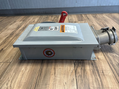 SIEMENS HNF362JCH NON-FUSIBLE HD SAFETY SWITCH TYPE 60A 600VAC 250VDC